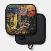 Traditionen des alten Handels, Jerusalem Topflappen (Vorderseite/Rückseite)