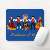 Traditionen des Elsass, Frankreich Mousepad (Mit Mouse)