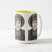 Traditionsbereiche Zweifarbige Tasse (VorderseiteRechts)
