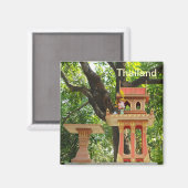 Traditionshaus aus Thailand Magnet (Vorderseite/Rückseite)