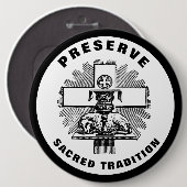 TRADITIONSLATIN-MASSENKATHOLIK BUTTON (Vorne & Hinten)