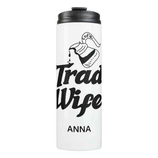 Tradwife Mütter Hausfrau  Thermosbecher (Vorderseite)