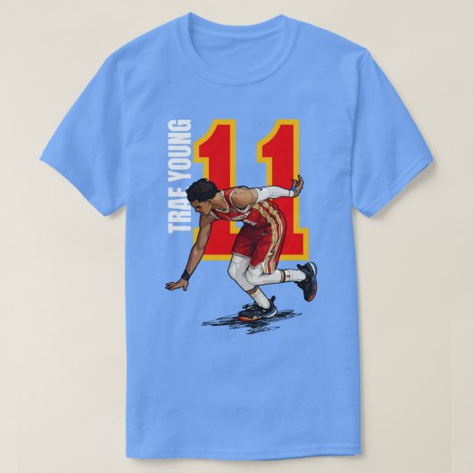 Trae Young 11 zu Kleines Basketball TShirt (Design vorne)