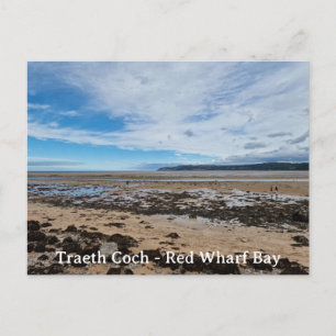 Traeth Coch - Red Wharf Bay Postkarte