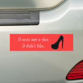 Traf nie einen Schuh Autoaufkleber (Auf Auto)