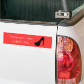 Traf nie einen Schuh Autoaufkleber (Auf Lkw)