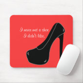 Traf nie einen Schuh Mousepad (Mit Mouse)