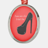 Traf nie einen Schuh Ornament Aus Metall (Links)