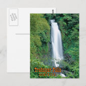 Trafalgar Fall Dominica Postkarte (Vorne/Hinten)