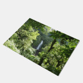 Trafalgar Falls Tropical Rainforest Fotografie Fußmatte (Schrägansicht)