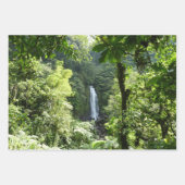 Trafalgar Falls Tropical Rainforest Fotografie Geschenkpapier Set (Vorderseite)