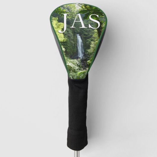 Trafalgar Falls Tropical Rainforest Fotografie Golf Headcover (Vorderseite)