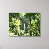 Trafalgar Falls Tropical Rainforest Fotografie Leinwanddruck (Vorderseite)