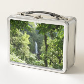 Trafalgar Falls Tropical Rainforest Fotografie Metall Brotdose (Vorderseite)