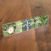 Trafalgar Falls Tropical Rainforest Fotografie Namensplakette (Seite)