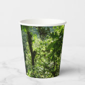 Trafalgar Falls Tropical Rainforest Fotografie Pappbecher (Rückseite)