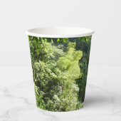 Trafalgar Falls Tropical Rainforest Fotografie Pappbecher (Vorderseite)