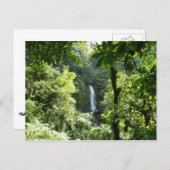 Trafalgar Falls Tropical Rainforest Fotografie Postkarte (Vorne/Hinten)