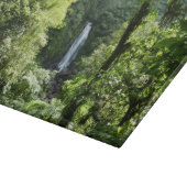 Trafalgar Falls Tropical Rainforest Fotografie Schneidebrett (Ecke)