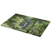 Trafalgar Falls Tropical Rainforest Fotografie Schneidebrett (Ecke)