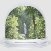 Trafalgar Falls Tropical Rainforest Photography Schneekugeln (Rückseite)