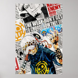 Trafalgar Law One Piece Poster