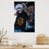 Trafalgar-Law-Zimmer Poster (Küche)