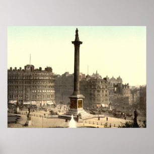 Trafalgar-Platz I, London, England Poster