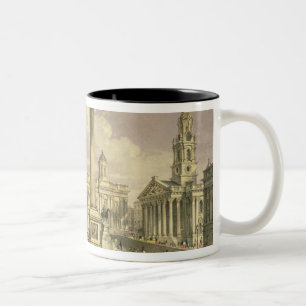Trafalgar-Platz, veröffentlicht von Dickinson Zweifarbige Tasse