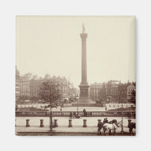 Trafalgar Quadrat, London (Sepia-Foto) Magnet