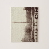 Trafalgar Quadrat, London (Sepia-Foto) Puzzle (Vertikal)