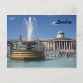 Trafalgar-Springbrunnen Postkarte (Vorderseite)