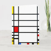 Trafalgar Square by Piet Mondrian - Moderne Kunst Karte (Vorderseite)