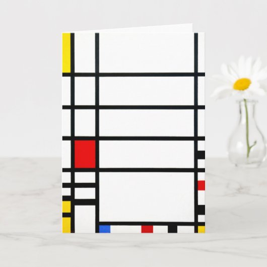 Trafalgar Square by Piet Mondrian - Moderne Kunst Karte (Kleine Pflanze)