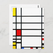 Trafalgar Square by Piet Mondrian - Moderne Kunst Postkarte (Vorne/Hinten)