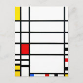 Trafalgar Square by Piet Mondrian - Moderne Kunst Postkarte (Vorderseite)