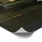 Trafalgar Square Fotain Poster (Ecke)