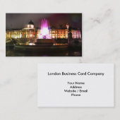 Trafalgar Square Fotain Visitenkarte (Vorne/Hinten)