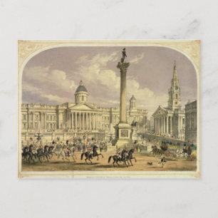 Trafalgar Square, herausgegeben von Dickinson Postkarte