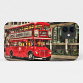 Trafalgar Square London Double Decker Bus Case-Mate iPhone Hülle (Rückseite (Horizontal))