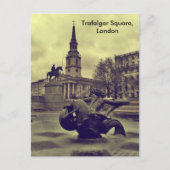 Trafalgar Square, London Postcard Postkarte (Vorderseite)