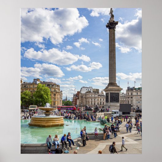 Trafalgar Square, London Poster (Vorne)