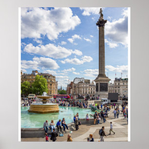 Trafalgar Square, London Poster