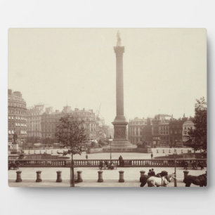 Trafalgar Square, London (sepia Foto) Fotoplatte