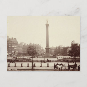 Trafalgar Square, London (sepia Foto) Postkarte