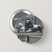 Trafalgar Square London - Snow Button (Vorne & Hinten)