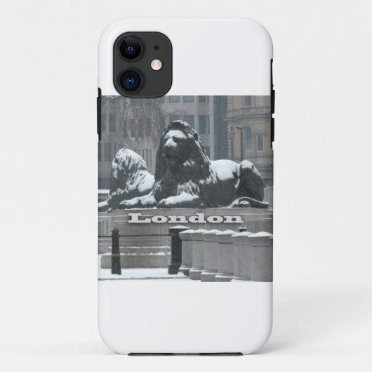 Trafalgar Square London - Snow Case-Mate iPhone Hülle (Rückseite)