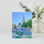 Trafalgar Square, London UK Postkarte (Stehend Vorderseite)