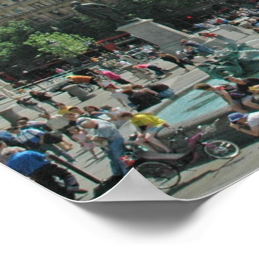 Trafalgar Square Poster (Ecke)