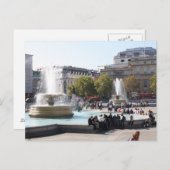 Trafalgar Square Postkarte (Vorne/Hinten)